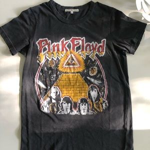 junk food Pink Floyd band tee